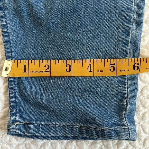 &Denim Women’s Jeans Factory Faded Stretch High Waisted Size 16 Plus - Picture 10 of 10